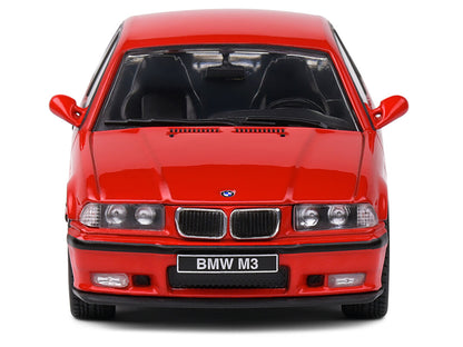 1999 BMW E36 M3 Coupe Brilliant Red 1/43 Diecast Model Car by Solido-DiecastModeler.com