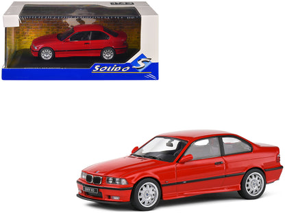 1999 BMW E36 M3 Coupe Brilliant Red 1/43 Diecast Model Car by Solido-DiecastModeler.com