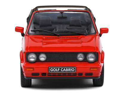 1992 Volkswagen Golf 1 Cabriolet Sportline Tornado Red 1/43 Diecast Model Car by Solido