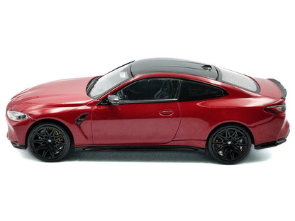 2023 BMW M4 Competition (G82) Imola Red with Black Top 1/43 Diecast Model Car by Solido