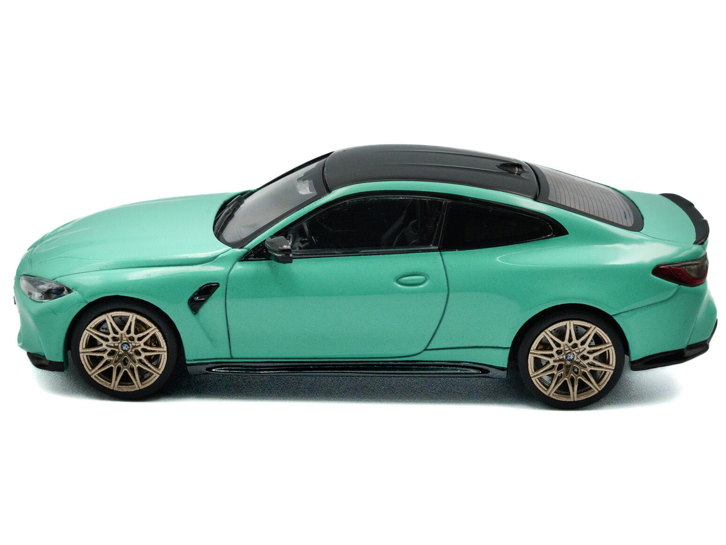 2023 BMW M4 Competition (G82) Mint Green with Black Top 1/43 Diecast Model Car by Solido