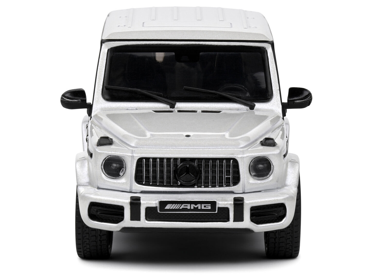 2022 Mercedes-Benz AMG G63 Diamond White Metallic with Graphics 1/43 Diecast Model Car by Solido