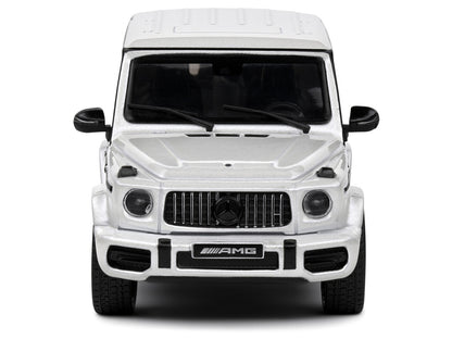 2022 Mercedes-Benz AMG G63 Diamond White Metallic with Graphics 1/43 Diecast Model Car by Solido