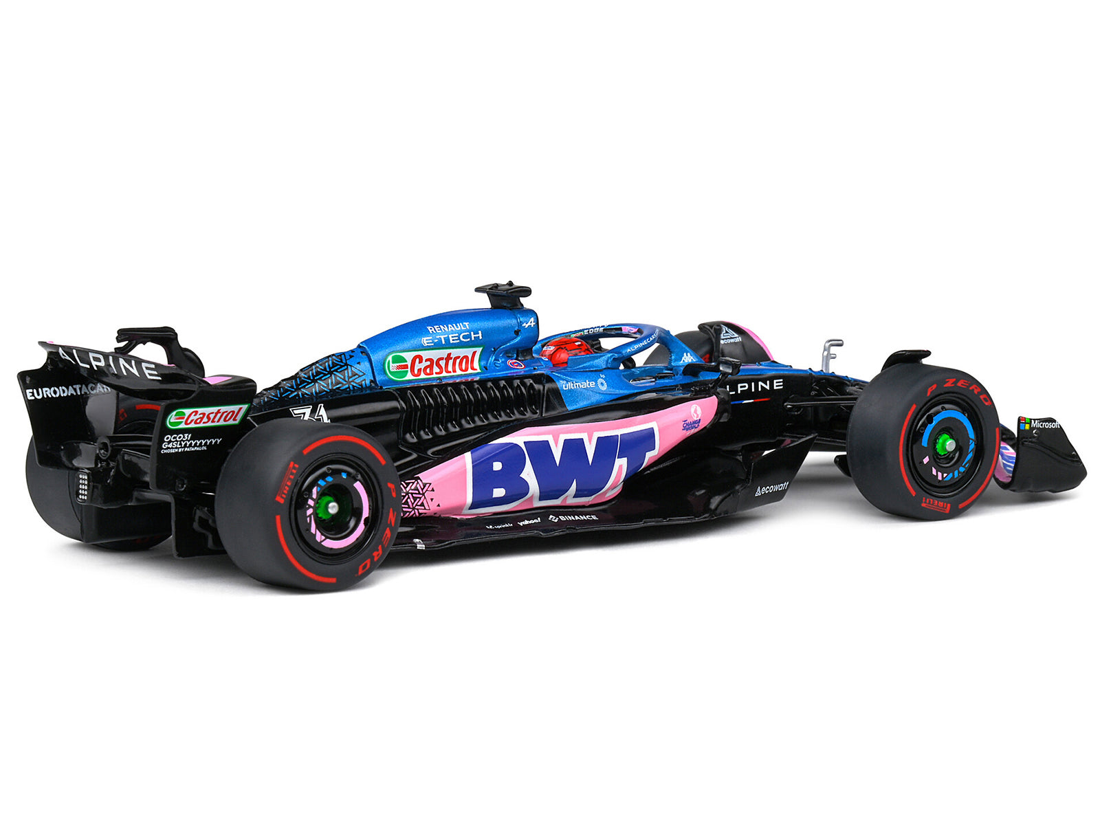 Alpine A523 #31 Esteban Ocon "BWT" 3rd Place "Formula One F1" Monaco GP (2023) 1/43 Diecast Model Car by Solido-DiecastModeler.com
