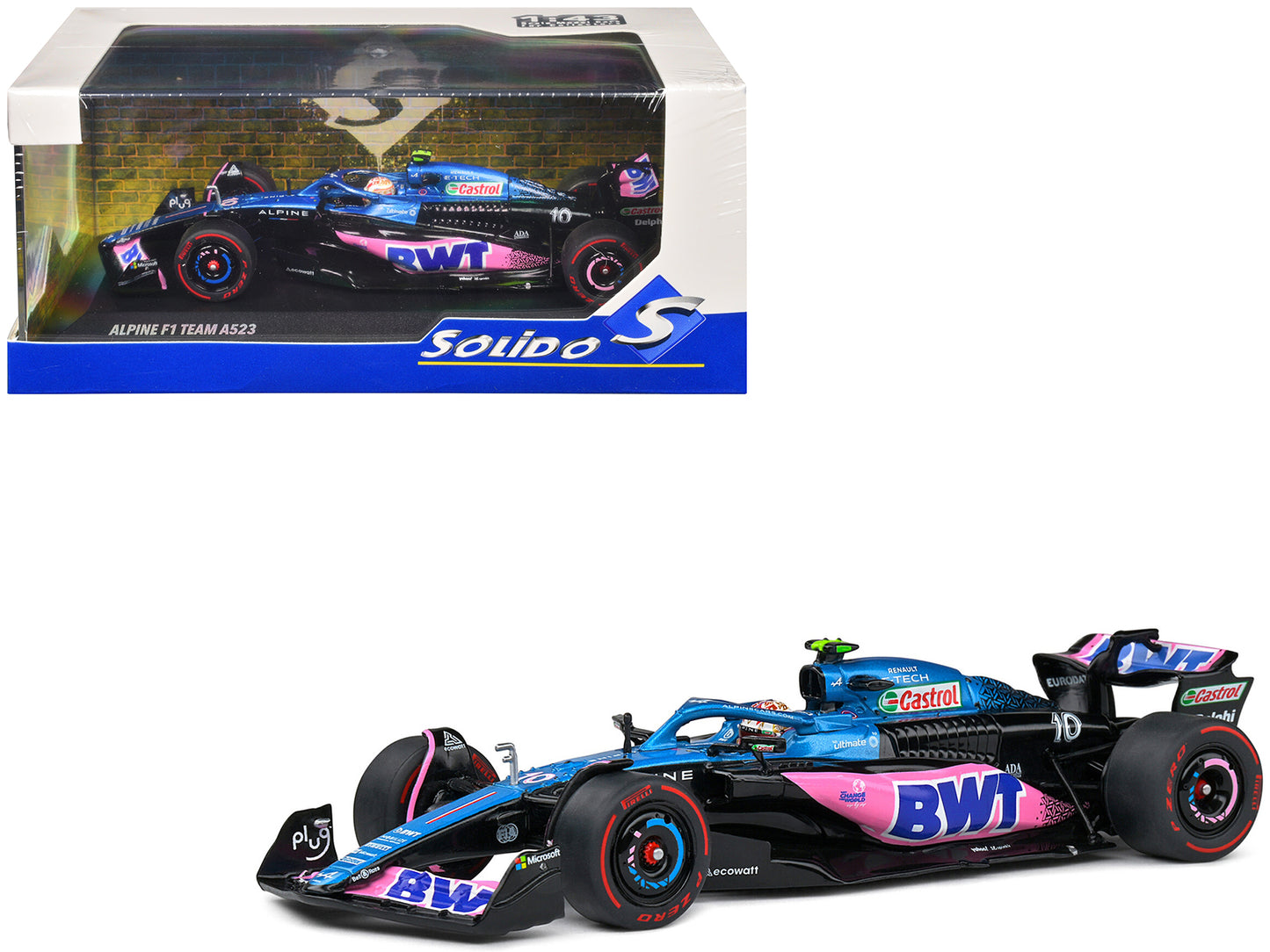 Alpine A523 #10 Pierre Gasly "BWT" 3rd Place Formula One F1 "Dutch GP" (2023) 1/43 Diecast Model Car by Solido-DiecastModeler.com