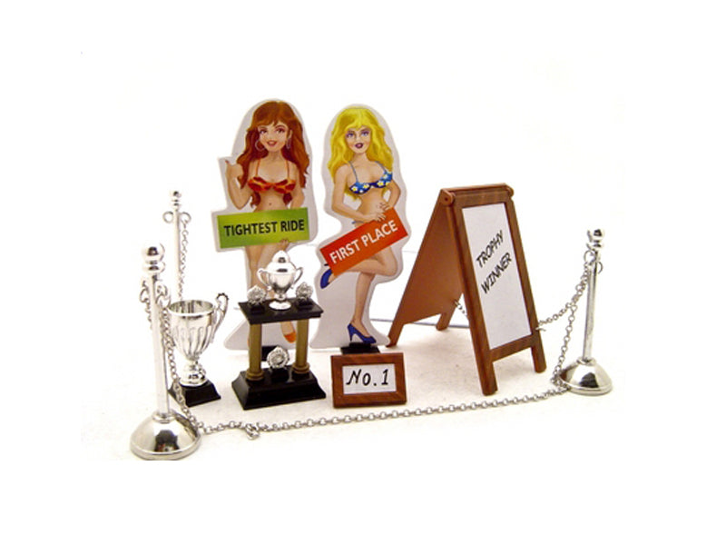 Car Show Trophy Set For 1/24 Scale Model Cars by Kinsfun-DiecastModeler.com