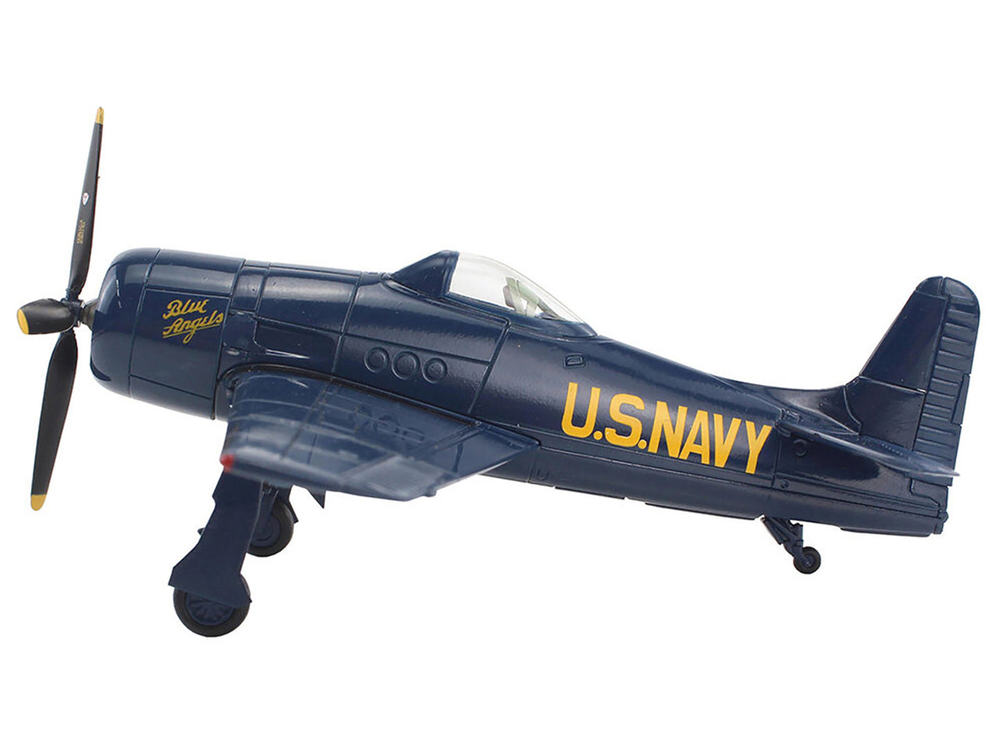 Grumman F8F Bearcat Fighter Aircraft "Blue Angels (#1-5 decals)" (1946) United States Navy "SkyMax Models" Series 1/72 Diecast Model by Hobby Master-DiecastModeler.com