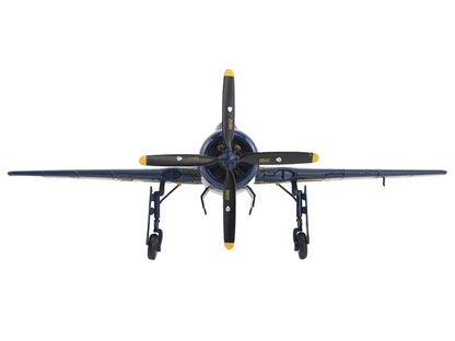 Grumman F8F Bearcat Fighter Aircraft "Blue Angels (#1-5 decals)" (1946) United States Navy "SkyMax Models" Series 1/72 Diecast Model by Hobby Master-DiecastModeler.com