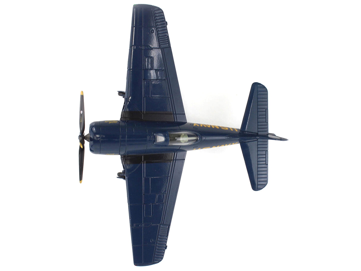 Grumman F8F Bearcat Fighter Aircraft "Blue Angels (#1-5 decals)" (1946) United States Navy "SkyMax Models" Series 1/72 Diecast Model by Hobby Master-DiecastModeler.com