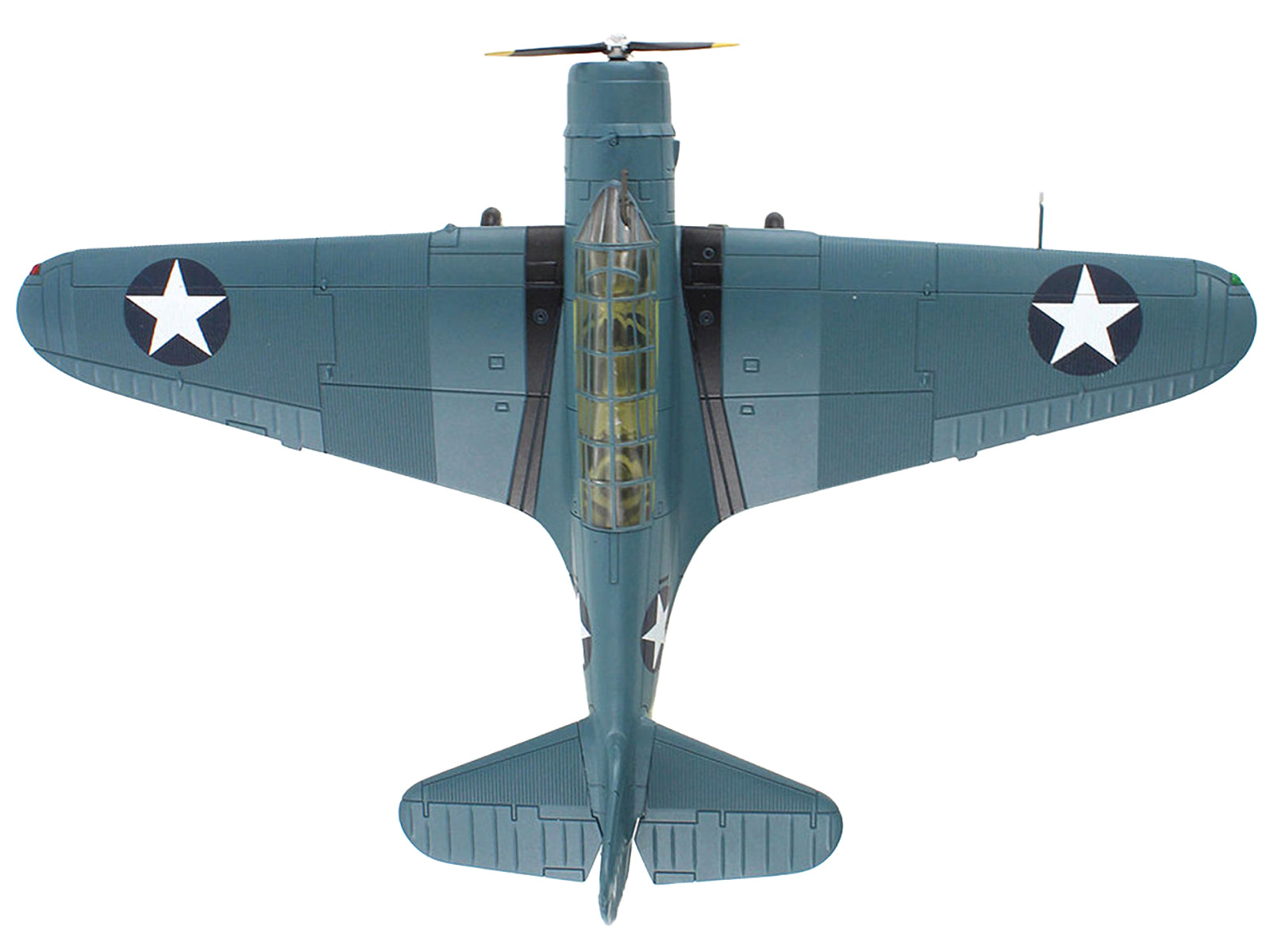Douglas TBD-1 Devastator Bomber Aircraft "Battle of Midway Lt Cdr EE Lindsey VT-6 USS Enterprise" (1942) United States Navy "SkyMax Models" Series 1/72 Diecast Model by Hobby Master-DiecastModeler.com