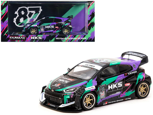 Toyota Yaris KS Racing Performer GR "Hobby43" Series 1/43 Diecast Model Car by Tarmac Works-DiecastModeler.com
