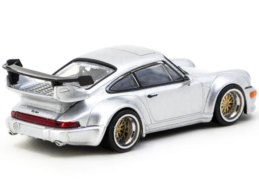 RWB 964 Silver Metallic "Hobby64" Series 1/64 Diecast Model Car by Tarmac Works