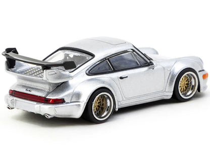 RWB 964 Silver Metallic "Hobby64" Series 1/64 Diecast Model Car by Tarmac Works