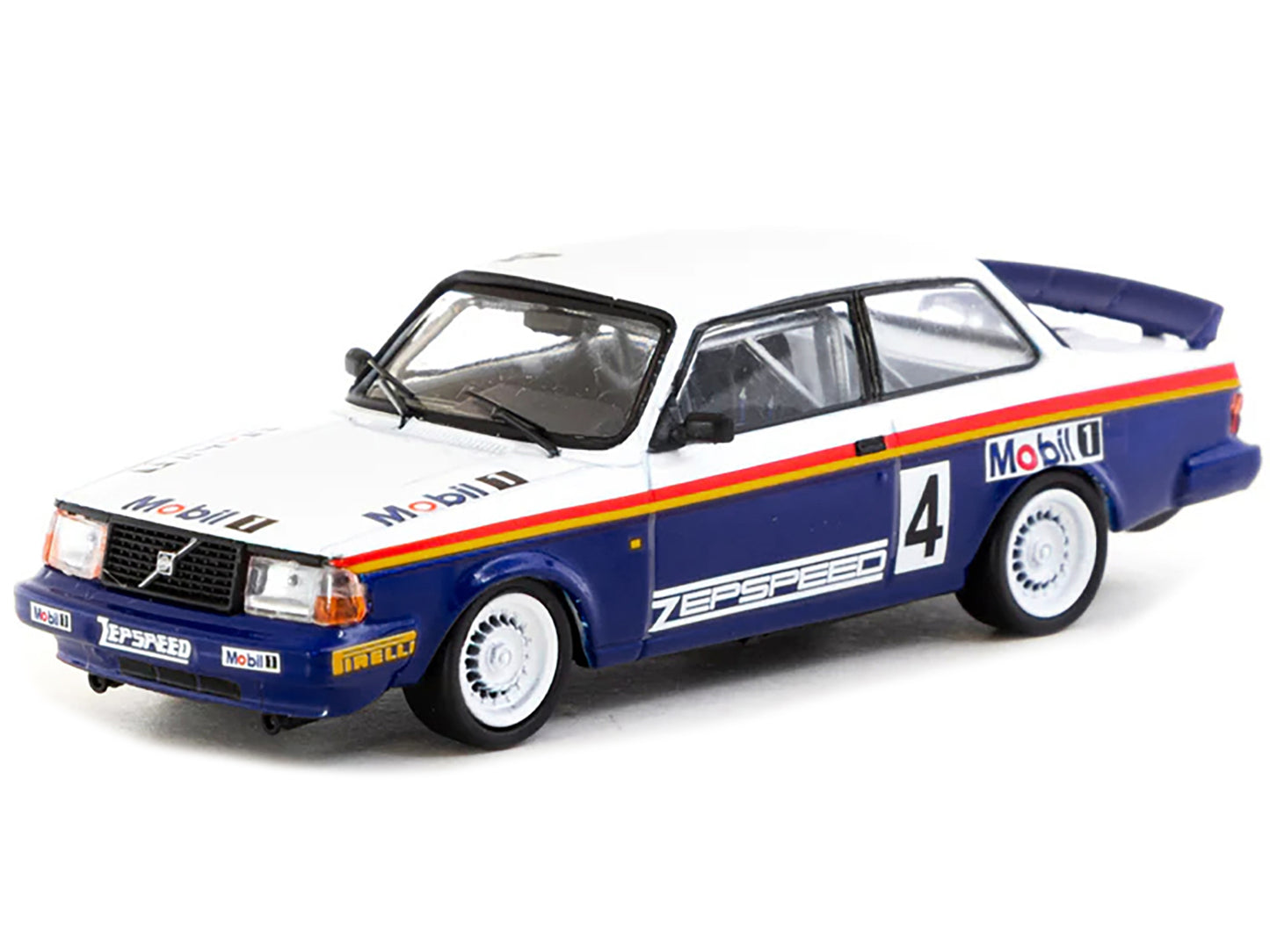 Volvo 240 Turbo #4 Per-Gunnar Andersson Winner "Malaysian Group A Championships" (1987) "Hobby64" Series 1/64 Diecast Model Car by Tarmac Works-DiecastModeler.com