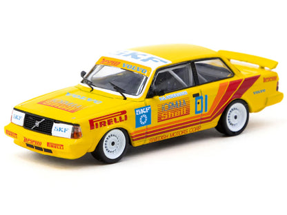 Volvo 240 Turbo #01 Per-Gunnar Andersson Winner "Thai Group A Championship Bira Circuit Pattaya" (1988) "Hobby64" Series 1/64 Diecast Model Car by Tarmac Works