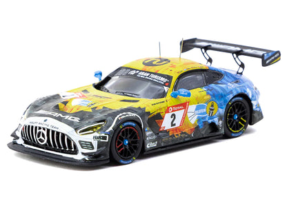 Mercedes-AMG GT3 #2 Yelmer Buurman - Nico Bastian - Philip Ellis - Hubert Haupt "24 Hours of Nurburgring" (2020) "Hobby64" Series 1/64 Diecast Model by Tarmac Works