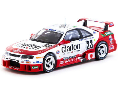 Nissan NISMO GT-R LM #23 Kazuyoshi Hoshino - Toshio Suzuki - Masahiko Kageyama "Presentation" "24 Hours of Le Mans" (1995) "Hobby64" Series 1/64 Diecast Model Car by Tarmac Works-DiecastModeler.com