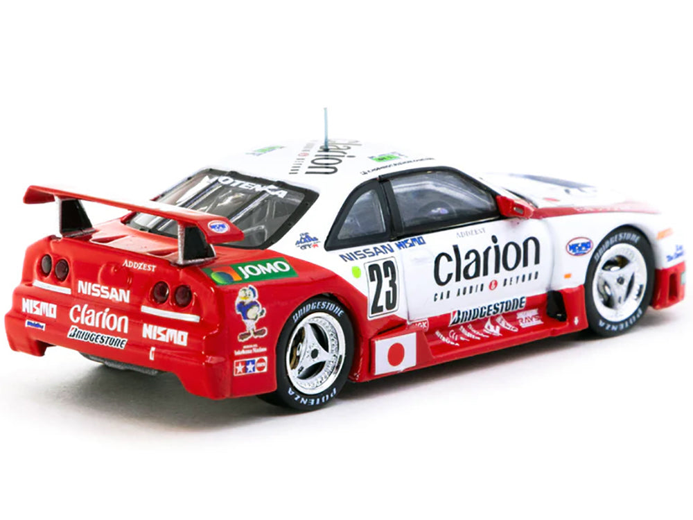 Nissan NISMO GT-R LM #23 Kazuyoshi Hoshino - Toshio Suzuki - Masahiko Kageyama "Presentation" "24 Hours of Le Mans" (1995) "Hobby64" Series 1/64 Diecast Model Car by Tarmac Works-DiecastModeler.com