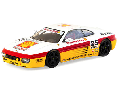 Ferrari 348 Challenge #25 Oscar Larrauri "Italian GT Championship" (1994) "Hobby64" Series 1/64 Diecast Model by Tarmac Works-DiecastModeler.com