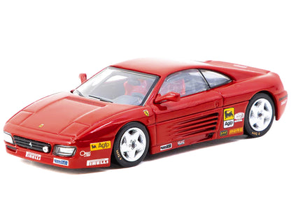 Ferrari 348 Challenge "Presentation Version" Red "Hobby64" Series 1/64 Diecast Model by Tarmac Works
