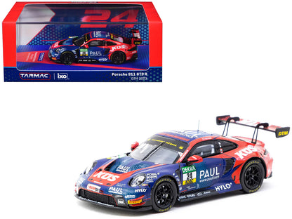 Porsche 911 GT3 R #24 Ayhancan Guven "KUS Team Bernhard" "Deutsche Tourenwagen Masters" (2023) "Hobby64" Series 1/64 Diecast Model by Tarmac Works