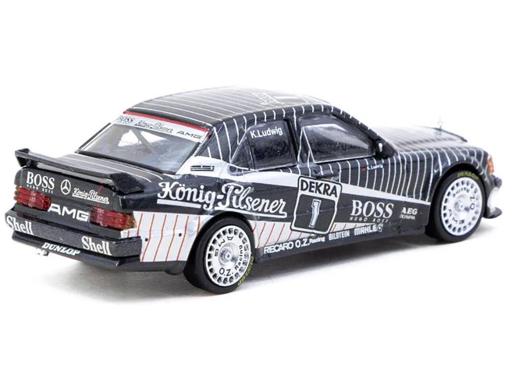 Mercedes-Benz 190 E 2.5-16 EVO 1 #1 Klaus Ludwig "Deutsche Tourenwagen Meisterschaft (DTM)" (1989) "Global64" Series 1/64 Diecast Model by Tarmac Works