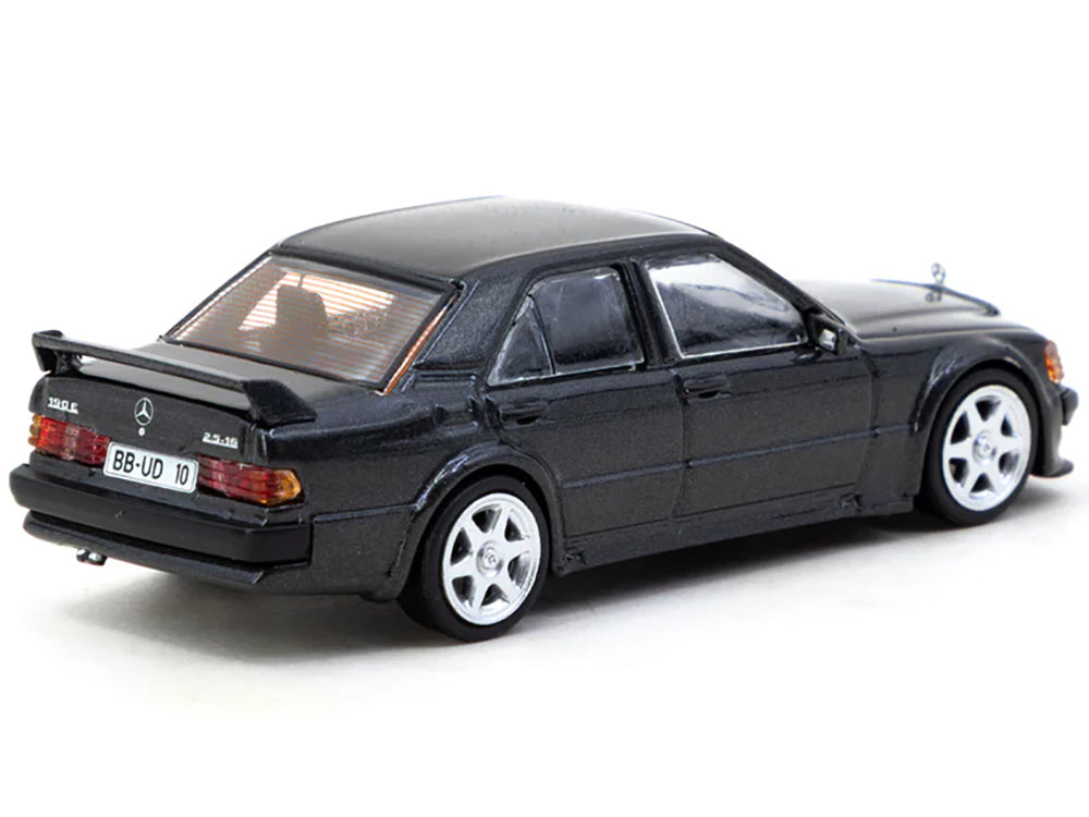 Mercedes-Benz 190 E 2.5-16 EVO 1 Blue-Black Metallic "Global64" Series 1/64 Diecast Model by Tarmac Works