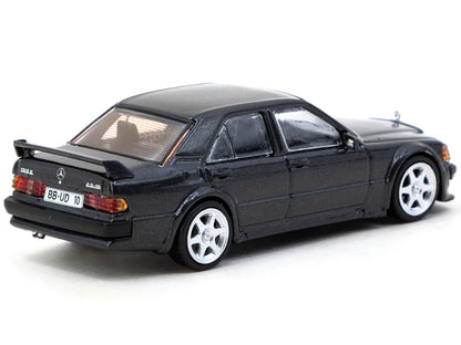 Mercedes-Benz 190 E 2.5-16 EVO 1 Blue-Black Metallic "Global64" Series 1/64 Diecast Model by Tarmac Works