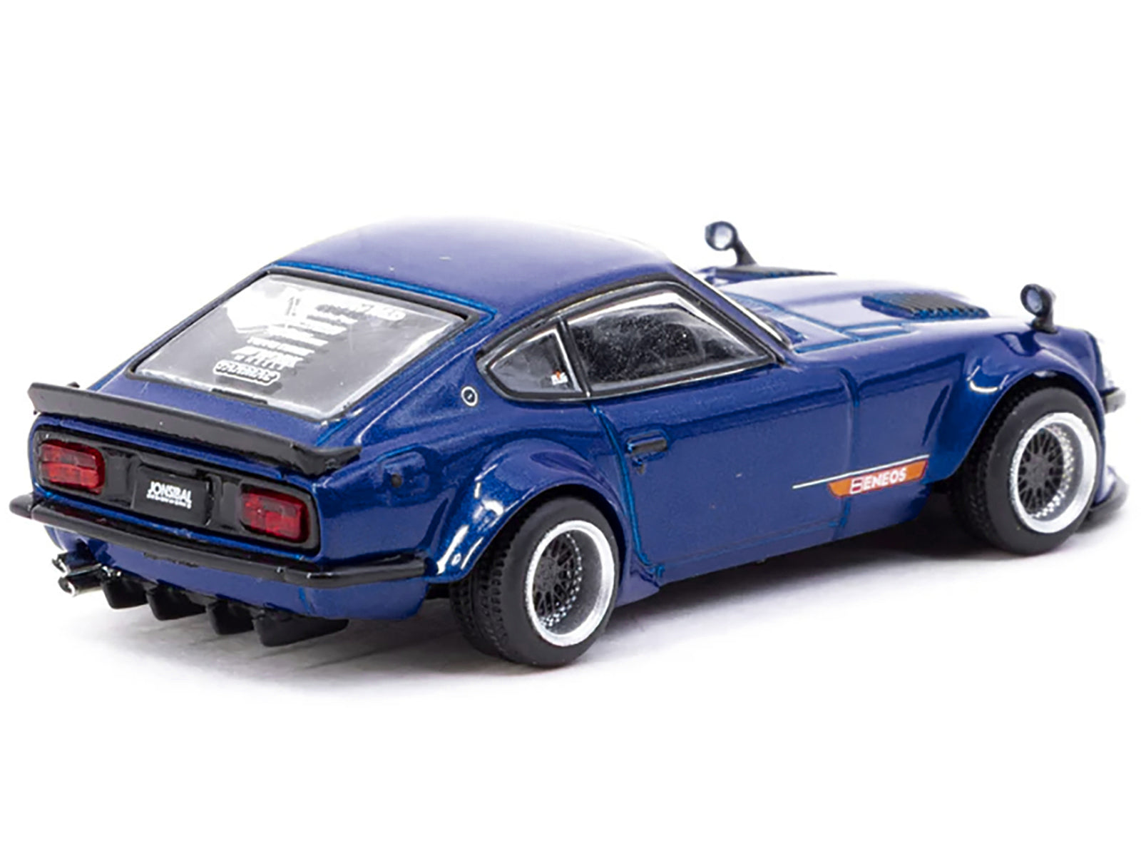 Nissan Fairlady Z S30 Widebody RHD (Right Hand Drive) "Designed by Jon Sibal" Blue Metallic "Global64" Series 1/64 Diecast Model Car by Tarmac Works-DiecastModeler.com