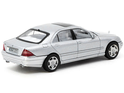 Mercedes-Benz S-Class Brilliant Silver Metallic "Global64" Series 1/64 Diecast Model by Tarmac Works