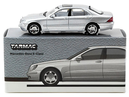 Mercedes-Benz S-Class Brilliant Silver Metallic "Global64" Series 1/64 Diecast Model by Tarmac Works