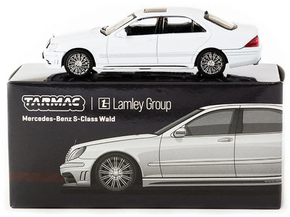 Mercedes-Benz S-Class Wald "Lamley Special Edition" Alabaster White "Global64" Series 1/64 Diecast Model by Tarmac Works