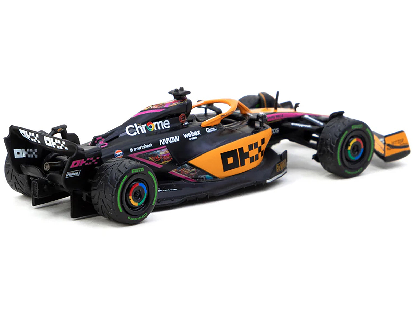 McLaren MCL36 #3 Daniel Ricciardo Formula One F1 "Japanese GP" (2022) "Global64" Series 1/64 Diecast Model Car by Tarmac Works-DiecastModeler.com
