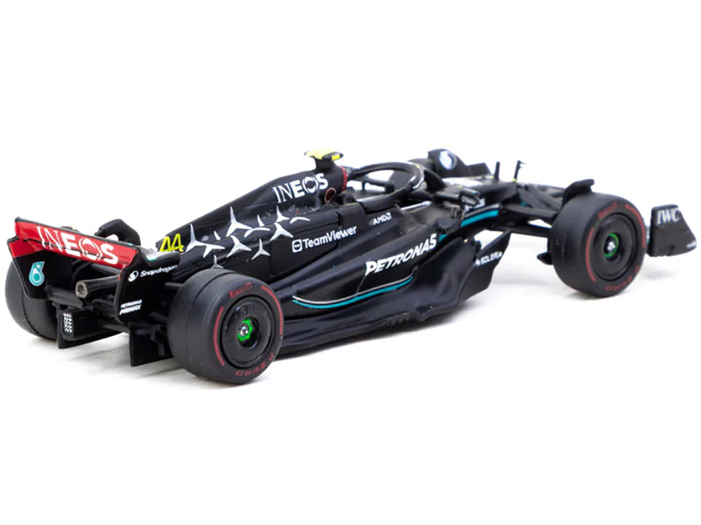 Mercedes-AMG F1 W14 E Performance #44 Lewis Hamilton Pole Position Formula One F1 "Hungarian GP" (2023) "Global64" Series 1/64 Diecast Model Car by Tarmac Works