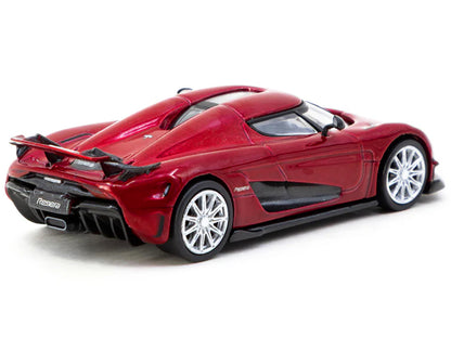 Koenigsegg Regera Red Metallic "Global64" Series 1/64 Diecast Model by Tarmac Works