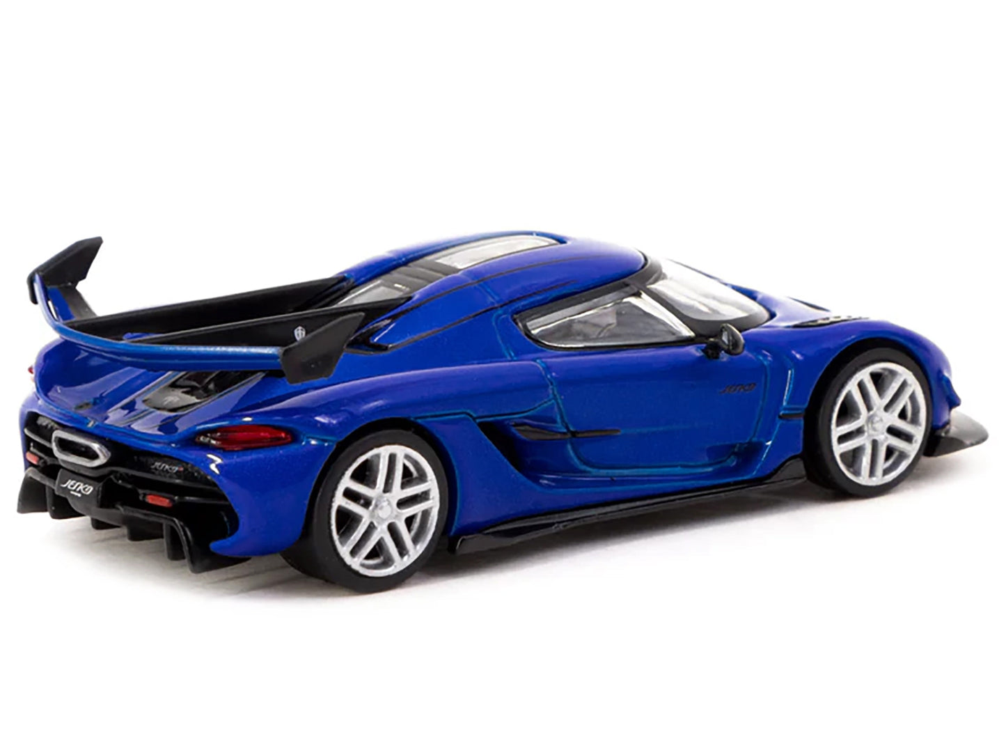 Koenigsegg Jesko Attack Blue Metallic "Global64" Series 1/64 Diecast Model by Tarmac Works-DiecastModeler.com
