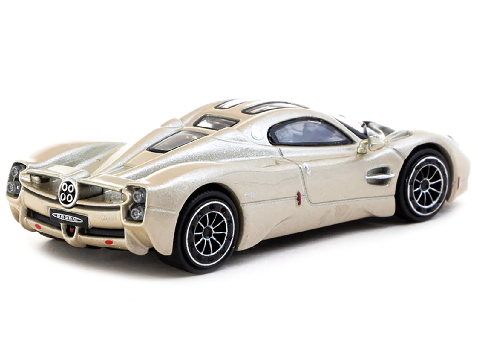 Pagani Utopia Rinascimento Silver Metallic "Global64" Series 1/64 Diecast Model by Tarmac Works-DiecastModeler.com