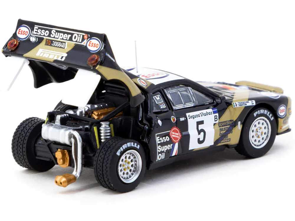 Lancia 037 Rally #5 Fabrizio Tabaton - Luciano Tedeschini Winner "Rally Catalunya" (1985) "Hobby64+" Series 1/64 Diecast Model Car by Tarmac Works