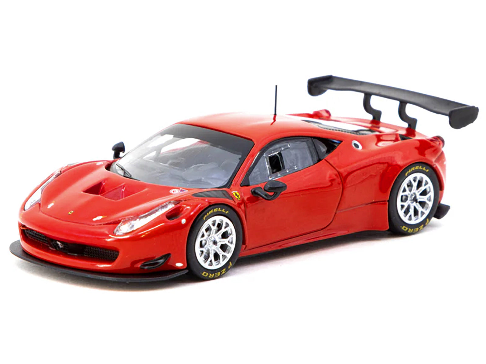 Ferrari 458 Italia GT3 Red "Road64" Series 1/64 Diecast Model Car by Tarmac Works-DiecastModeler.com