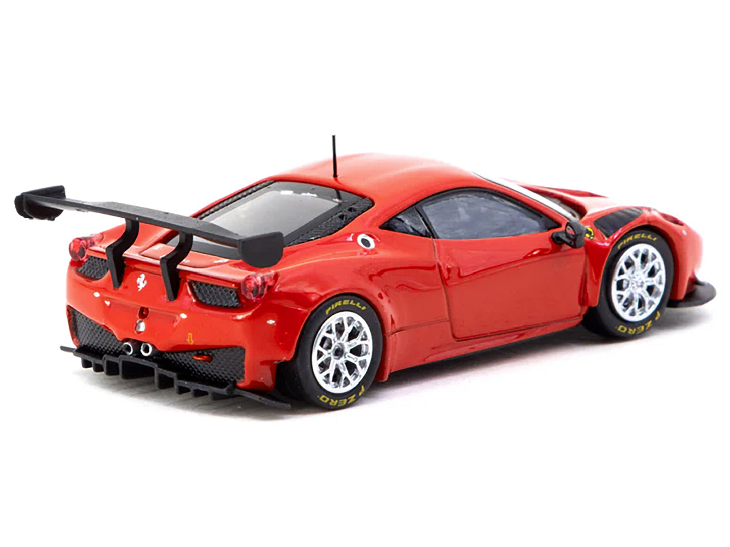 Ferrari 458 Italia GT3 Red "Road64" Series 1/64 Diecast Model Car by Tarmac Works-DiecastModeler.com