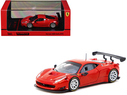Ferrari 458 Italia GT3 Red "Road64" Series 1/64 Diecast Model Car by Tarmac Works-DiecastModeler.com