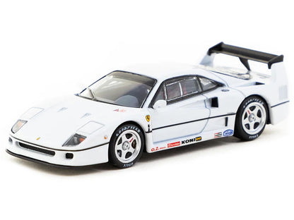 Ferrari F40 White "Road64" Series 1/64 Diecast Model Car by Tarmac Works-DiecastModeler.com