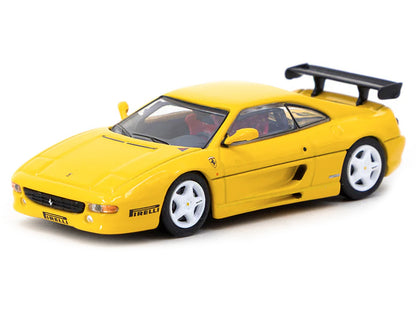 Ferrari F355 Challenge Yellow "Road64" Series 1/64 Diecast Model Car by Tarmac Works-DiecastModeler.com