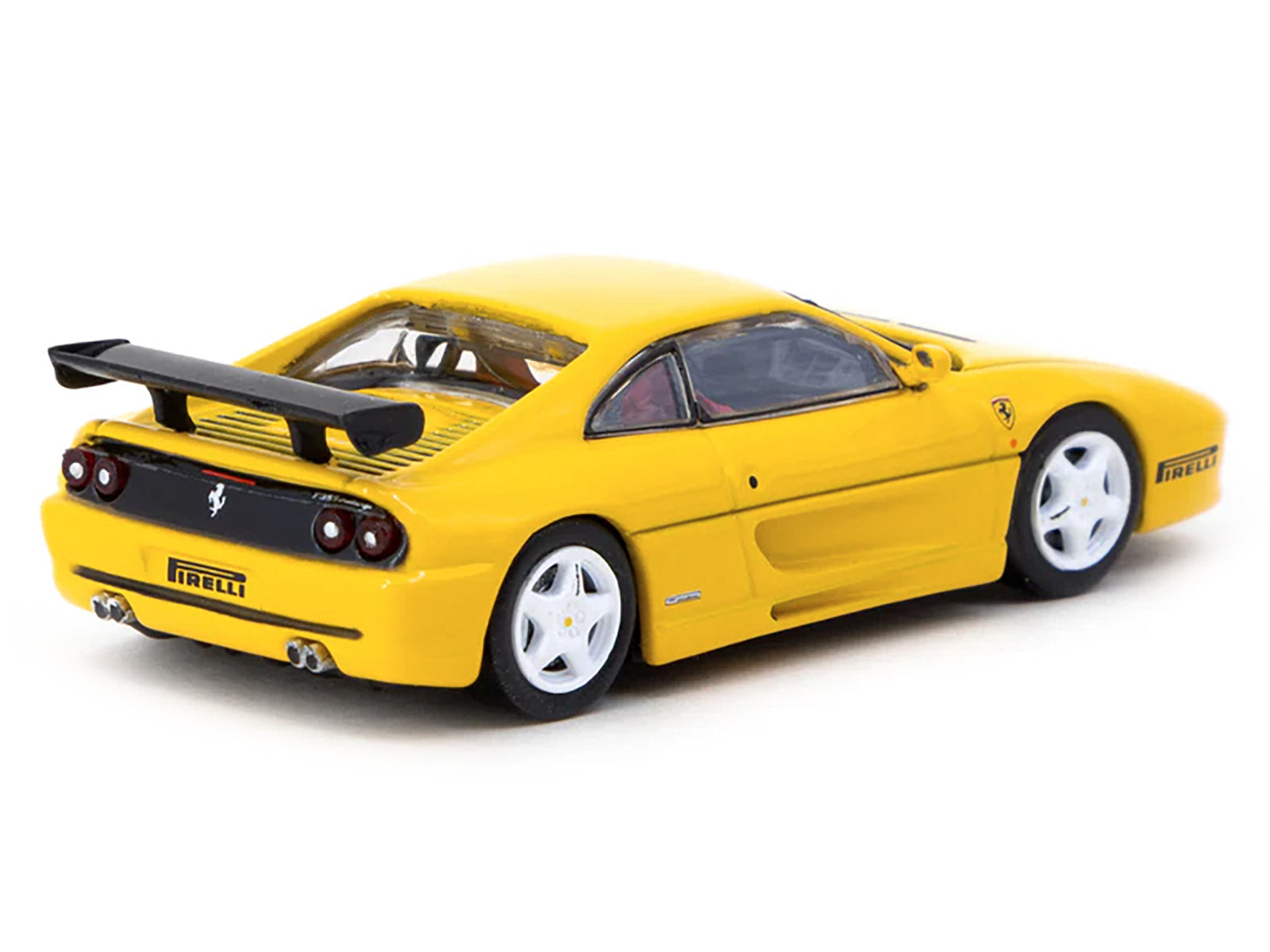 Ferrari F355 Challenge Yellow "Road64" Series 1/64 Diecast Model Car by Tarmac Works-DiecastModeler.com