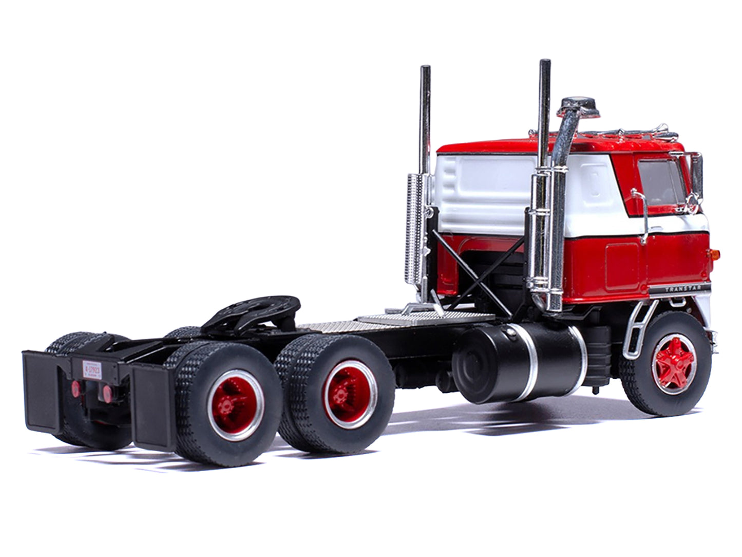 1965 International Transtar COE Truck Tractor Red with White Stripes 1/43 Diecast Model by IXO Models