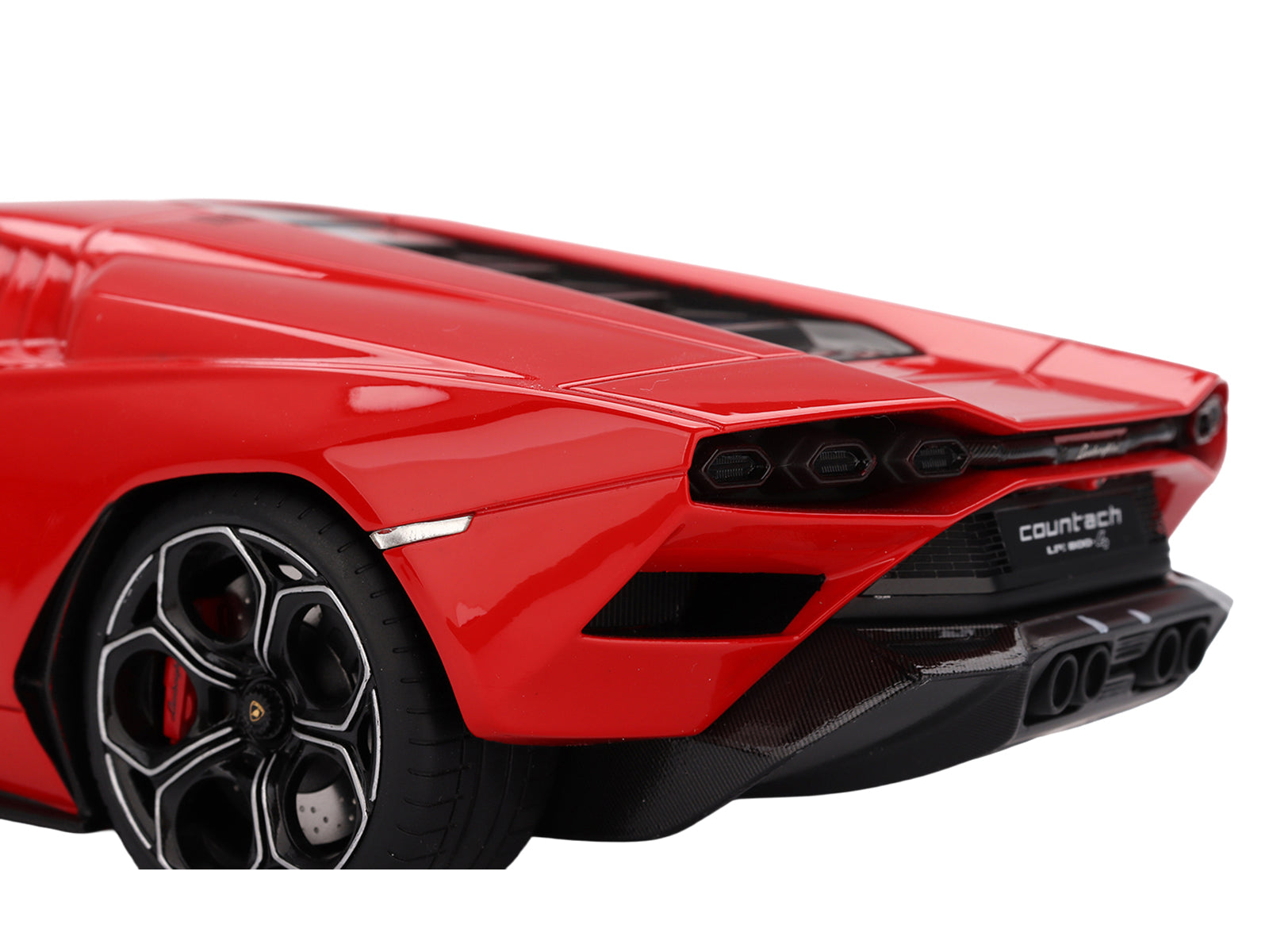 Lamborghini Countach LPI 800-4 Rosso Mars Red 1/18 Model Car by Top Speed-DiecastModeler.com
