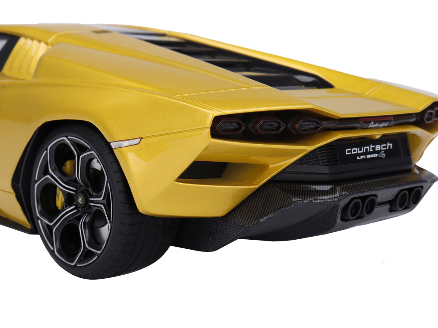 Lamborghini Countach LPI 800-4 New Giallo Orion Gold Metallic 1/18 Model Car by Top Speed
