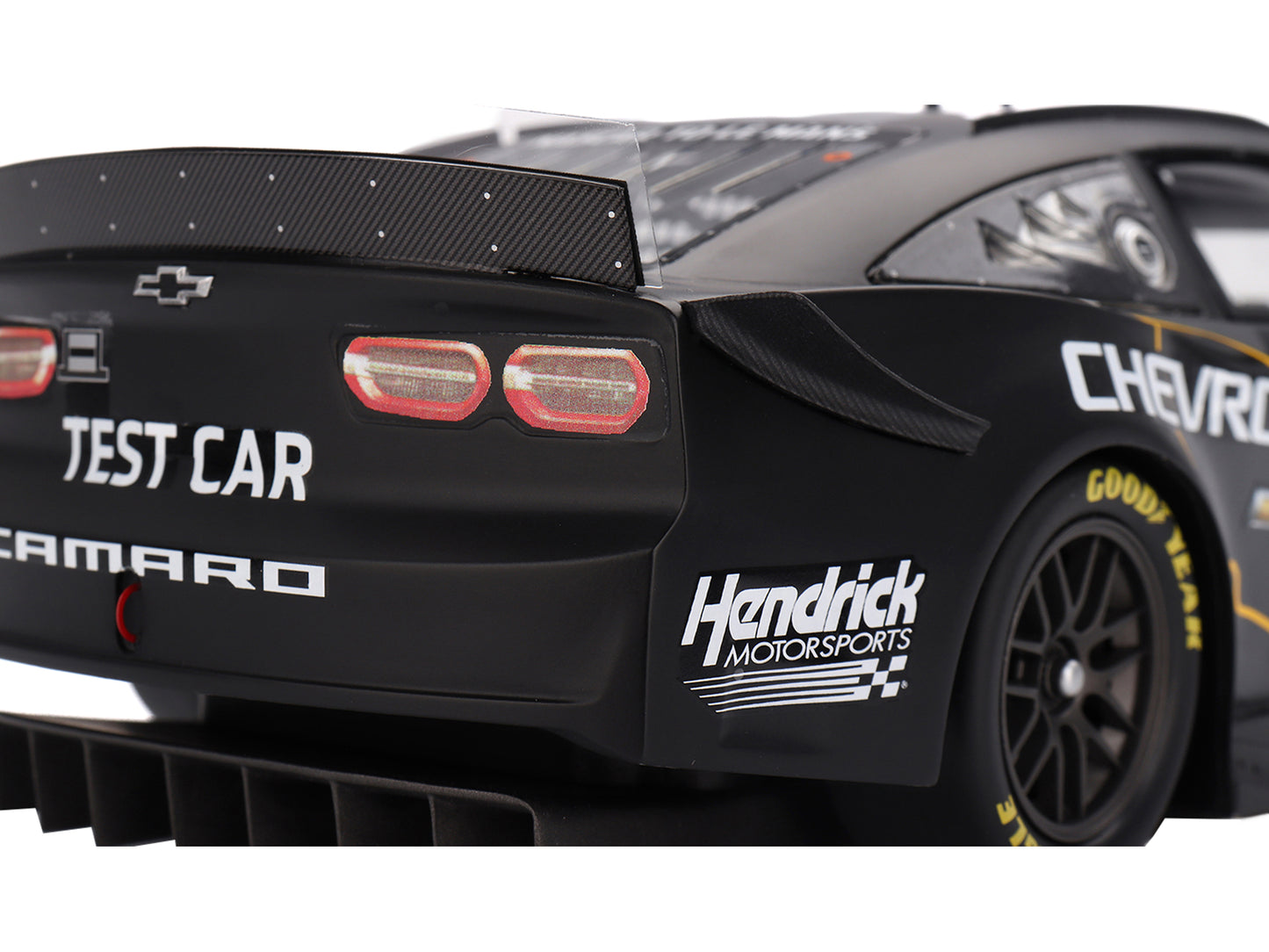 Chevrolet Camaro ZL1 #24 "Hendrick Motorsports Test Car" Matt Black with Graphics 1/18 Model Car by Top Speed