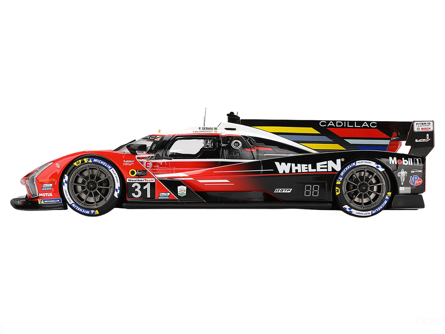 Cadillac V-Series.R #31 Jack Aitken - Tom Blomqvist - Pipo Derani "Whelen Cadillac Racing" 2nd Place IMSA "24 Hours of Daytona" (2024) 1/18 Model Car by Top Speed