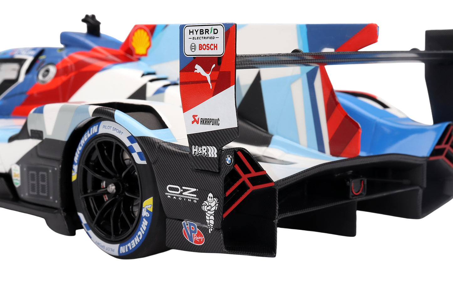 BMW M Hybrid V8 GTP #25 Connor De Phillippi - Maxime Martin - Rene Rast - Nick Yelloly "BMW M Team RLL" "24 Hours of Daytona" (2024) 1/18 Model Car by Top Speed-DiecastModeler.com